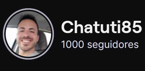 Chatuti's tweet image. 🔥YA SOMOS 1000 EN TWITCH🔥
❤️MUCHISIMAS GRACIAS A TOD@S❤️
twitch.tv/chatuti85