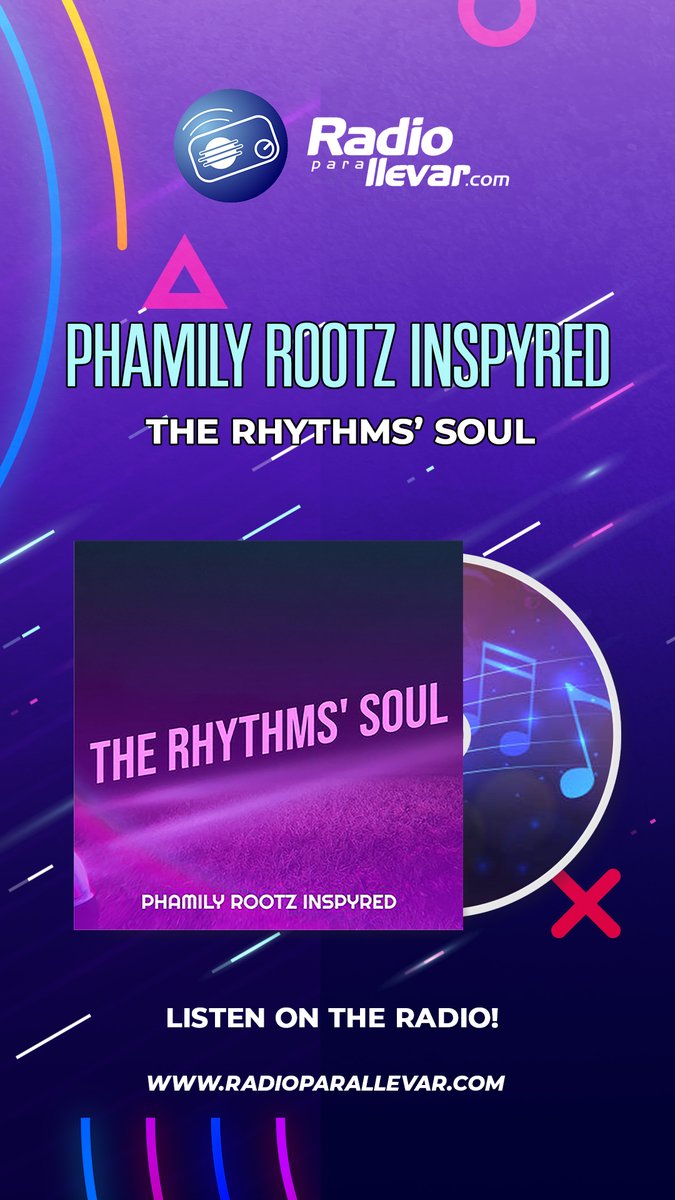 Phamilyrootz's tweet photo. Congratulations Phamily Rootz Inspyred - The Rhythms' Soul is playing on Radio llevar in 100 countries.  The electrifying mix of DANCE/R&amp;B is rising on the DANCE CHARTS. (You also listen on JANGO RADIO and become a FAN https://t.co/Oy5cWzYCce