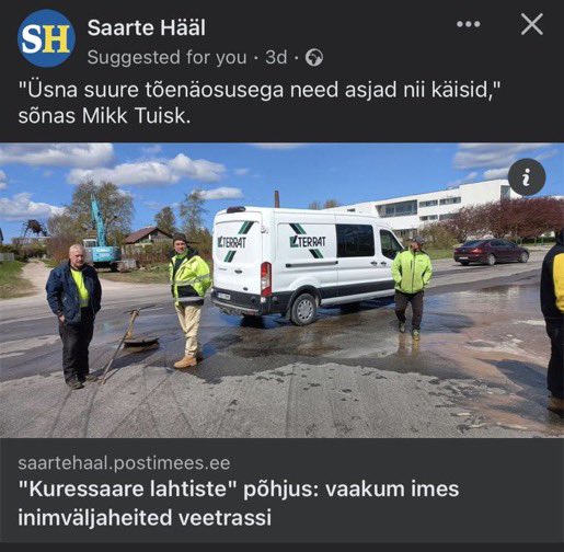 Ma jõin kodu kraaniveega kellegi väljaheiteid sisse