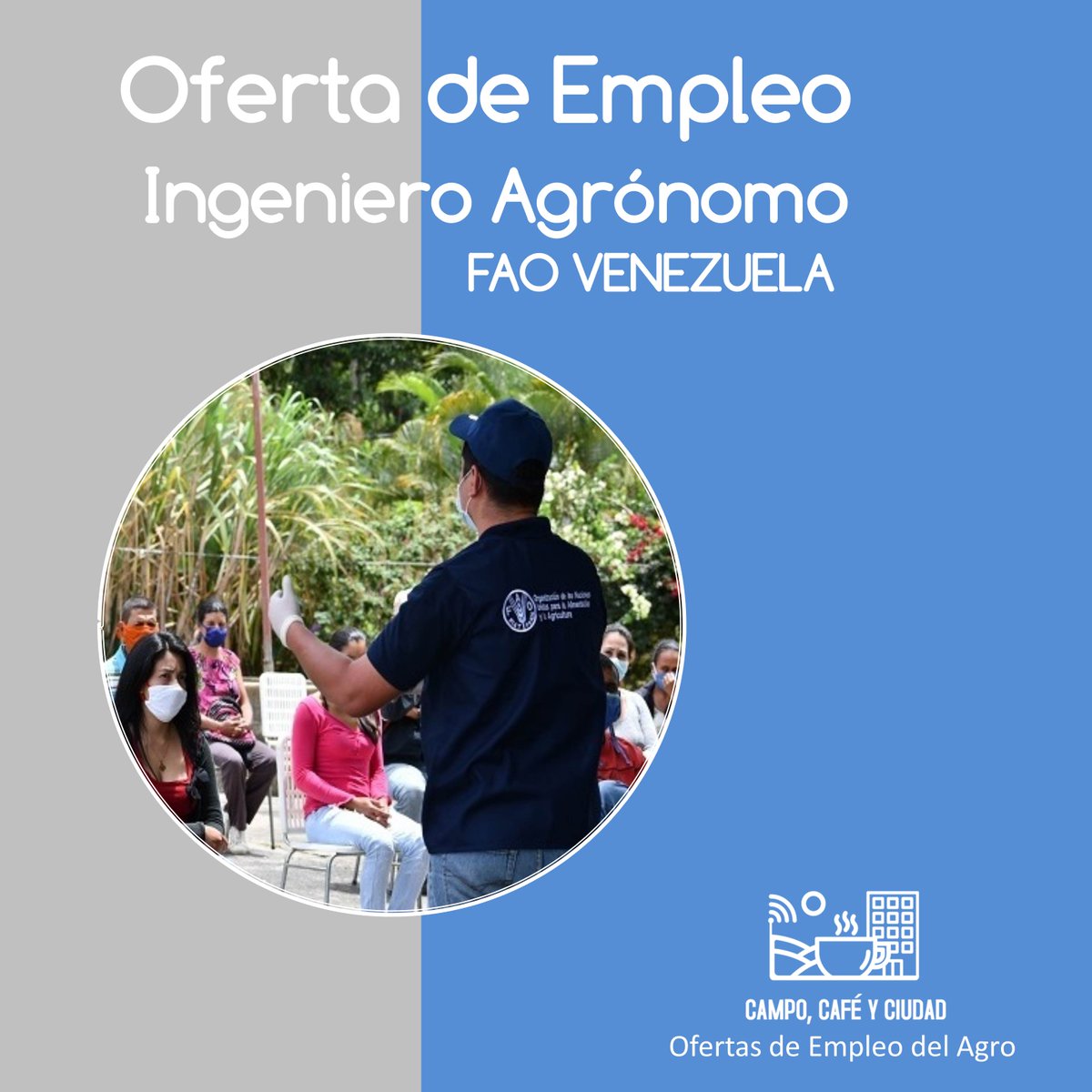OFERTA DE EMPLEO PARA INGENIERO AGRÓNOMO. VENEZUELA

FAO VENEZUELA está en la búsqueda de un Ingeniero Agrónomo especialista en levantamiento, análisis y sistematización de información socioeconómica, cultural, ambiental y de género

Información en el link acortar.link/ZNlI1s