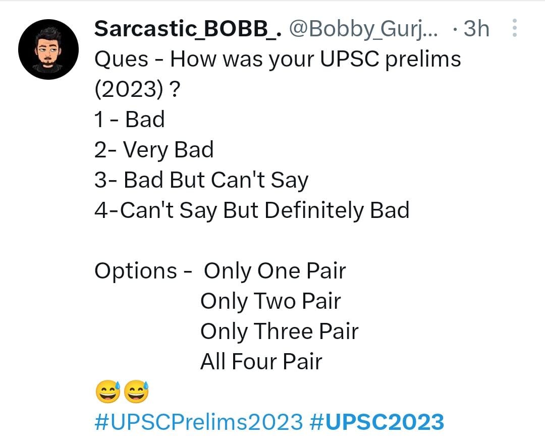 Pls comment your answer 😭
.
#UPSCPrelims2023