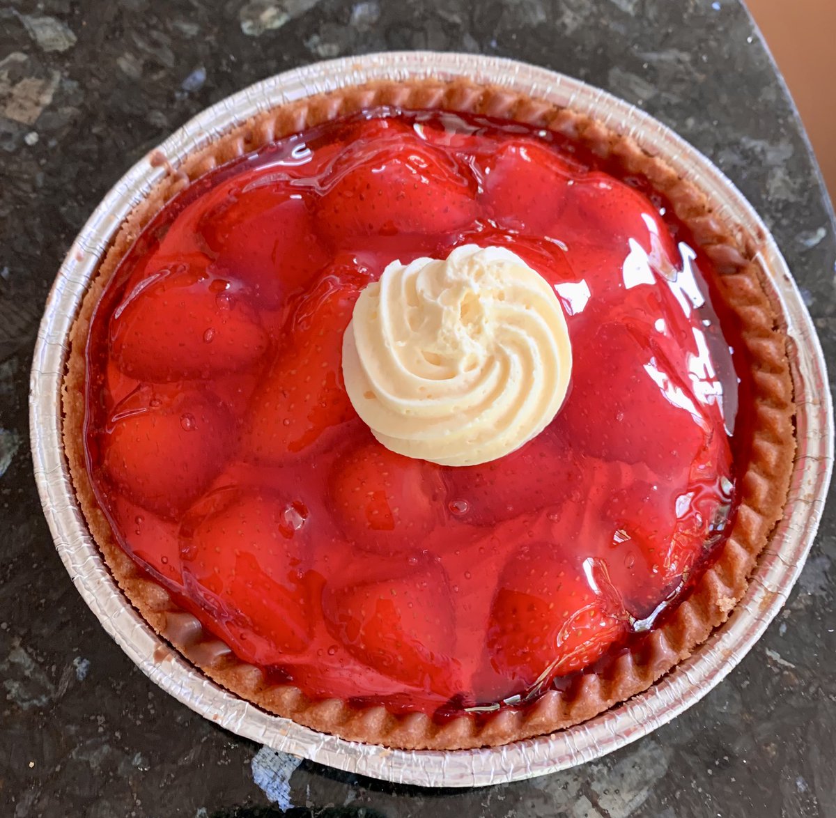 Just had a taste of one of the advantages of living in #Crieff - a strawberry tart from @ScottishBaker Didn’t eat it all. Some left for tomorrow.