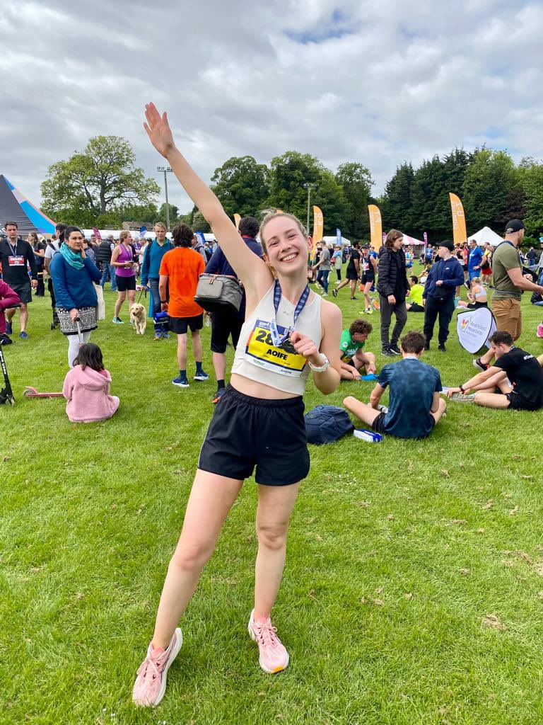 Well done Aoife - Edinburgh half marathon 1hr 43mins 51 seconds…#emf2023