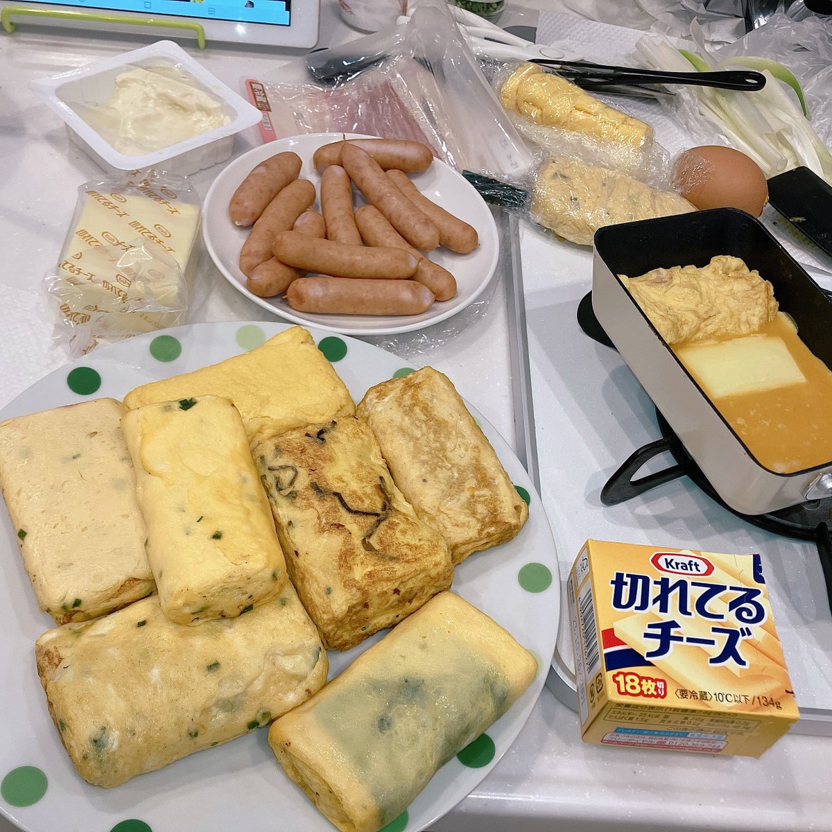 _PEA9's tweet photo. 卵焼き💛🧡💛🧡 https://t.co/hIBMOG8Jzo