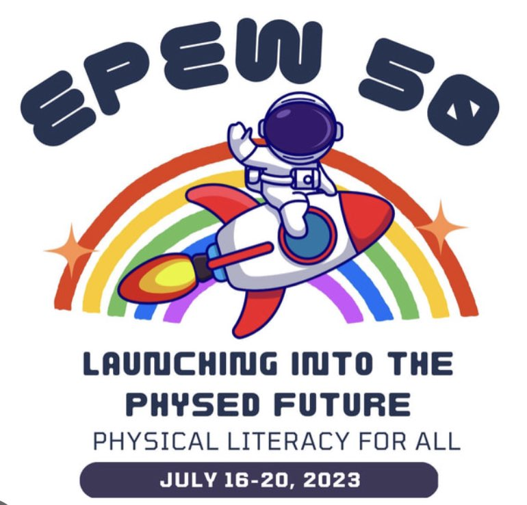 I am thrilled to have a virtual presentation for the #EPEW50th 🚀 Excited to be a part of the virtual and hopefully soon to be in person #EPEWFAMILY. Thank you for the opportunity @EPEWCP #physed