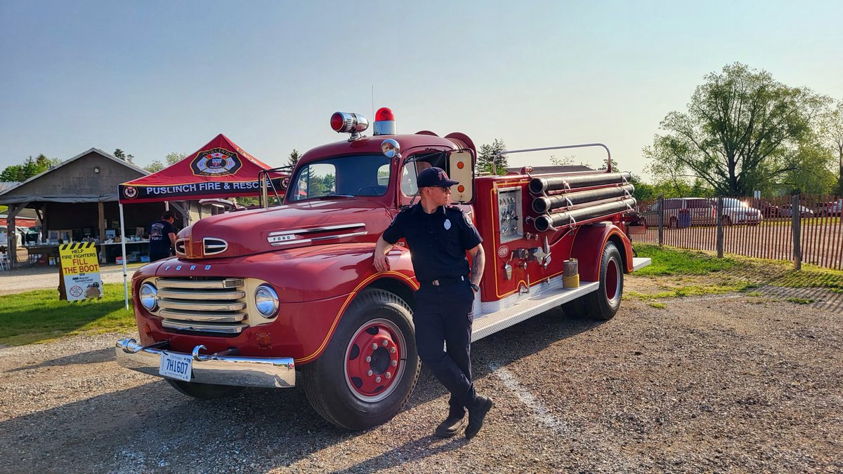 PuslinchFRS's tweet image. Come check out the Aberfoyle Antique Market and support MD Canada and @PuslinchFRS by filling the boot.  We are here today from 8am-4pm.

#filltheboot @TwpPuslinchON