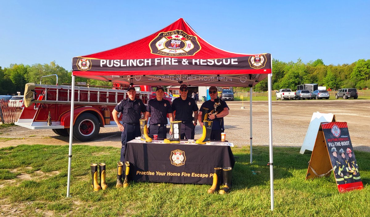 PuslinchFRS's tweet image. Come check out the Aberfoyle Antique Market and support MD Canada and @PuslinchFRS by filling the boot.  We are here today from 8am-4pm.

#filltheboot @TwpPuslinchON