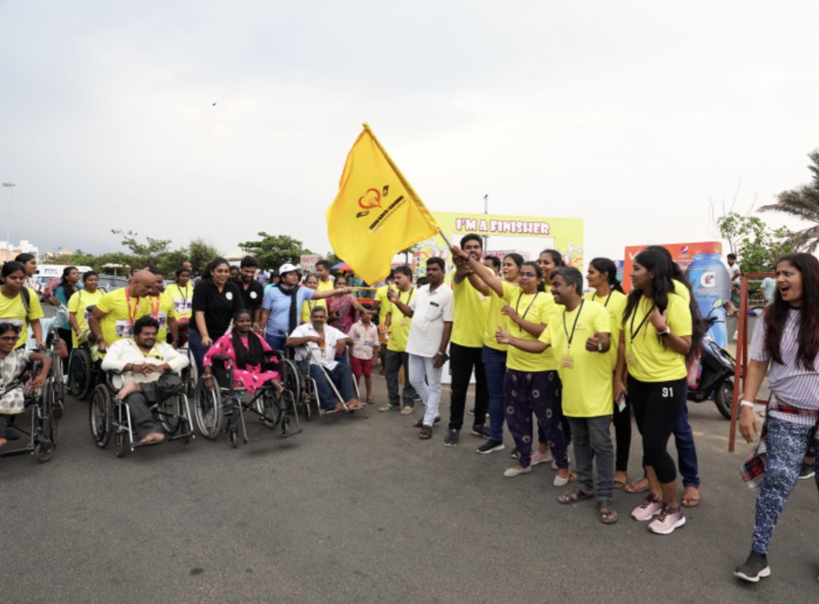 snehamohandoss's tweet image. Highlight of the show 
50 differently abled took part in our #RunForHungerFree. ❤️

#WorldHungerDay @FoodBankChennai @FoodBankIndia @WHO