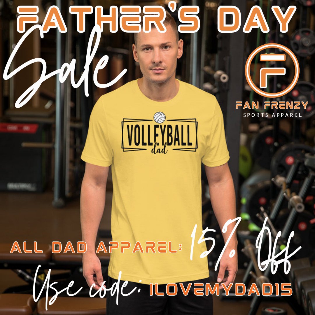 FanFrnzyApparel's tweet photo. Spoil your dad with one of our volleyball dad themed apparel items. 

use code ILOVEMYDAD15

Go to https://t.co/GkaXs9Cd0H

#dad #fathersday #love #Ilovemydad #daddy #papa  #volleyball  #volleyballdad #apparel  #sportsapparel  #tshirt #hoodie #sports #gear #equipment #outfit https://t.co/KAXokdhrLh
