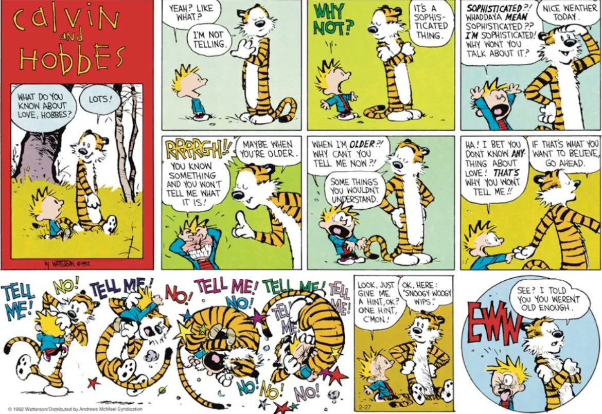 #CalvinandHobbes