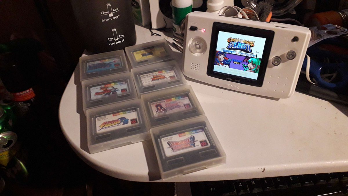 My backlight modded NGPC and cart collection is my pride and joy