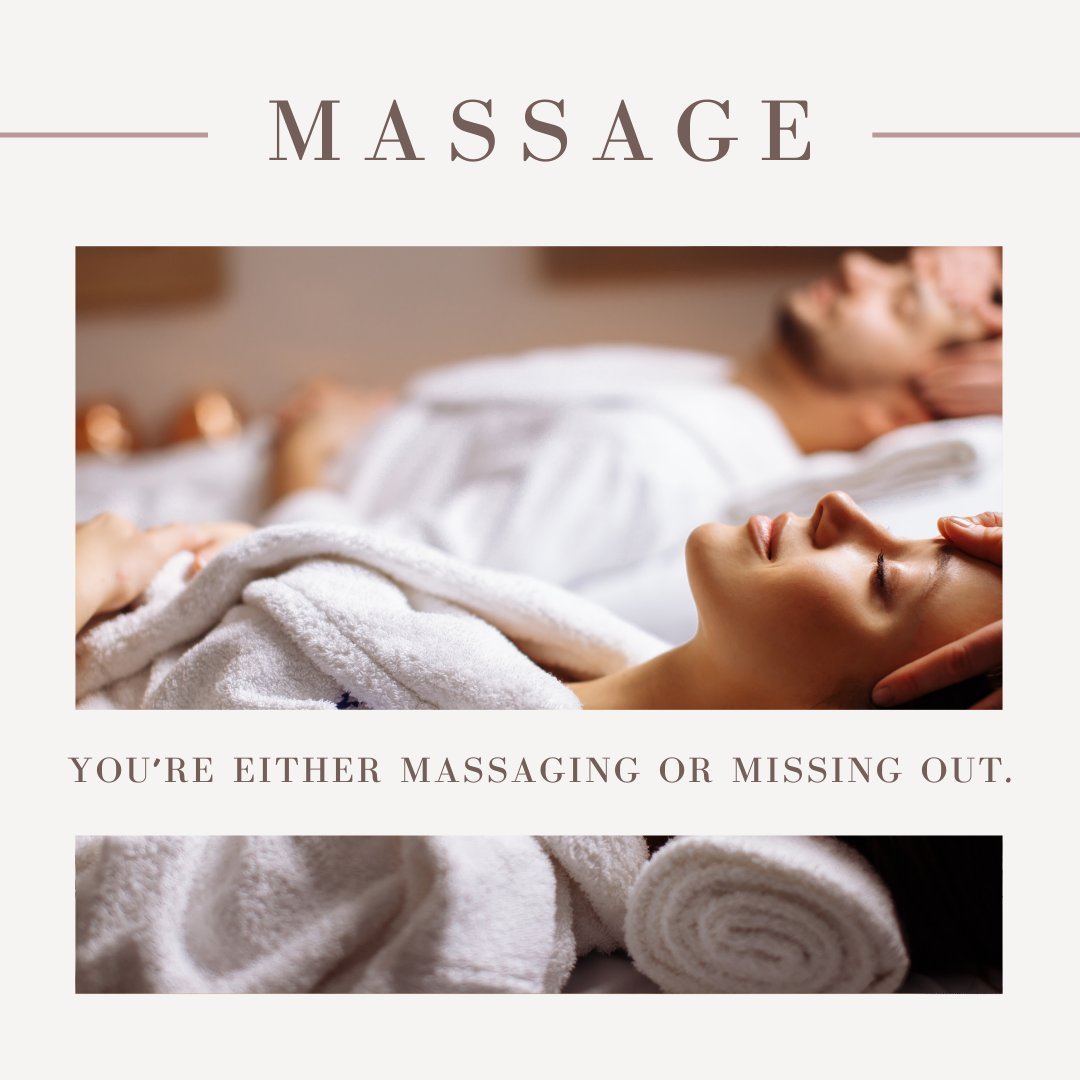 You’re either massaging, or missing out. ⁠
#massage #dontmissout #booktoday #selfcare #cranialsacraltherapy #totalbalance&dynamichealing ⁠