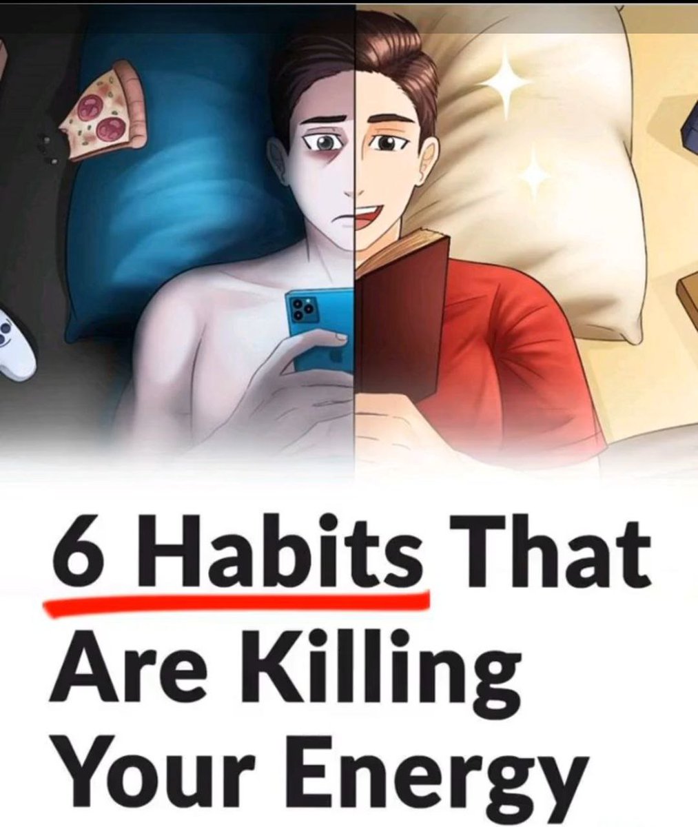 6 HABITS THAT ARE KILLING YOUR ENERGY