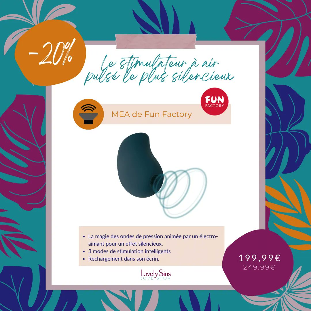 Vous devriez clairement investir dans cette pépite allemande qui stimule pas ondes de pression d'air, mais grâce à un électro-aimant. Résultant, beacoup de subtilité et d'efficacité avec très peu de bruit !

buff.ly/3Oj8rX0 
A -20 % c'est carrément pressant!