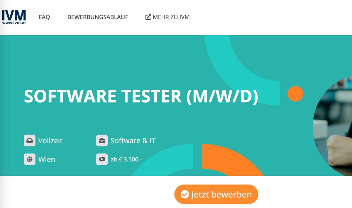the_agile_carpenter (@rudolfgroetz) on Twitter photo Are you looking for a new challenge? <a href="/IVM_at/">IVM Technical Consultants</a>, partner of the TestBustersNightS VIENNA is hiring :
+++ bit.ly/43w543j
+++ bit.ly/43sju4u
+++ bit.ly/3q7c4VQ Are you looking for a new challenge? <a href="/IVM_at/">IVM Technical Consultants</a>, partner of the TestBustersNightS VIENNA is hiring :
+++ bit.ly/43w543j
+++ bit.ly/43sju4u
+++ bit.ly/3q7c4VQ