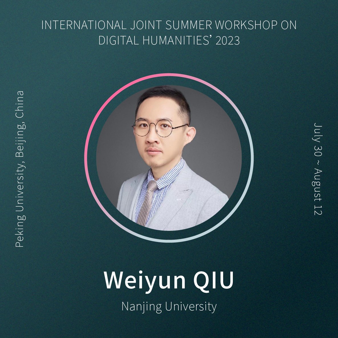 PKUDHC's tweet photo. 🌟Meet the Instructor🌟

Professor Weiyun Qiu will discuss how conceptual history research methods can transition to the digital realm in our upcoming workshop on #digitalhumanities.

Read more:
https://t.co/KfvLUB7HPO

⏰APPLY TODAY: https://t.co/8QmzTGShbf ⏰ https://t.co/P47YfwyuRL