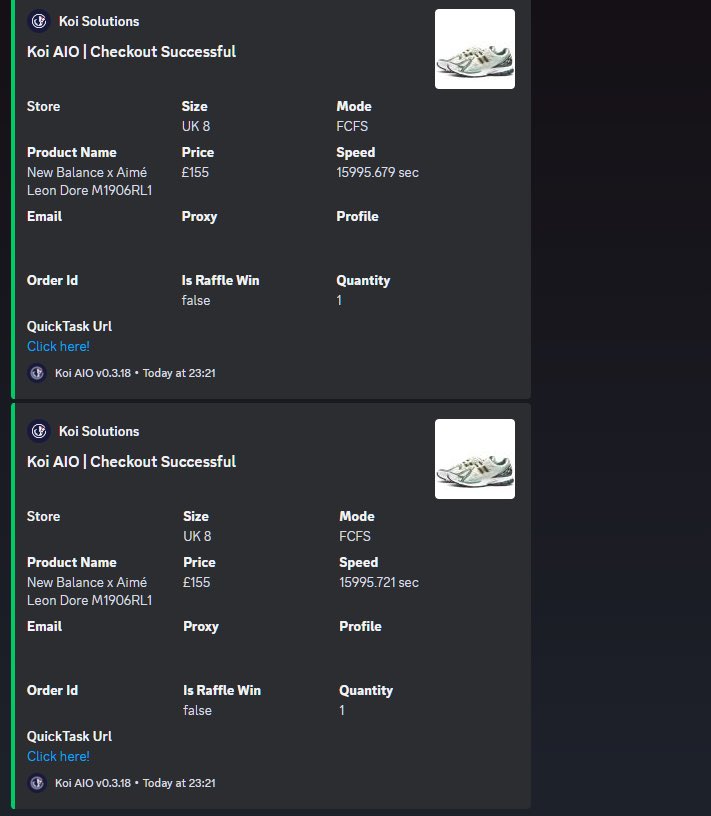 All you need is our END Monitor.

Fastest monitor = Fastest checkouts

Don’t believe us? See for yourself with a trial: buy.stripe.com/00g28JfQt5N7gw…
