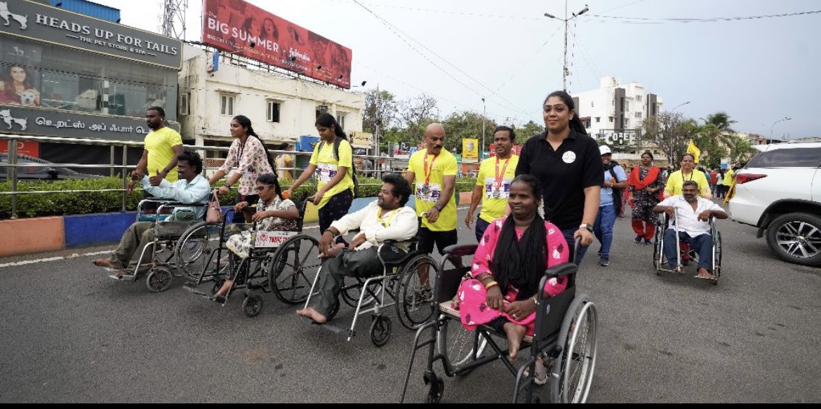 snehamohandoss's tweet image. Highlight of the show 
50 differently abled took part in our #RunForHungerFree. ❤️

#WorldHungerDay @FoodBankChennai @FoodBankIndia @WHO