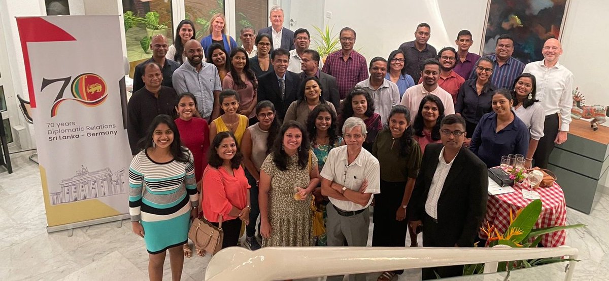 It was my distinct pleasure to host a networking reception for the alumni of <a href="/DAAD_Germany/">DAAD News</a> and <a href="/AvHStiftung/">Humboldt-Stiftung</a>, an important connection between our two countries that celebrate 70 years of diplomatic relations this year.