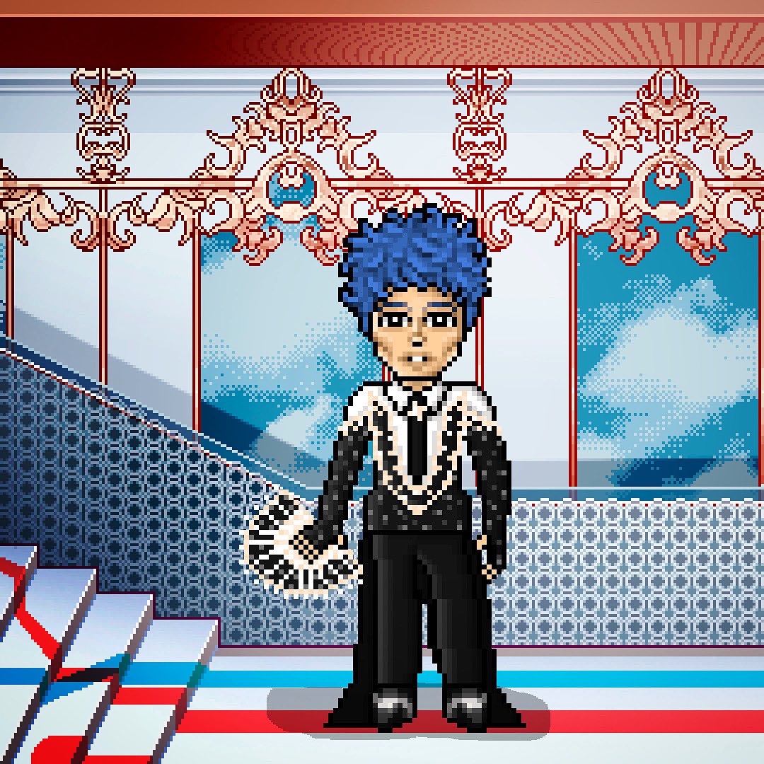 Karl_blet's tweet image. THE MET GALA 2023 🕶️

A escadaria mais luxuosa e famosa do hotel!!! ✨ Uma noite incrível aos lados de meus amigos. @VogueHabblet @MeuHabblet 

Já estou ansioso para os próximos eventos da minha amorzinha Vogue!

#MetGalaHabblet2023 #VemProHabblet