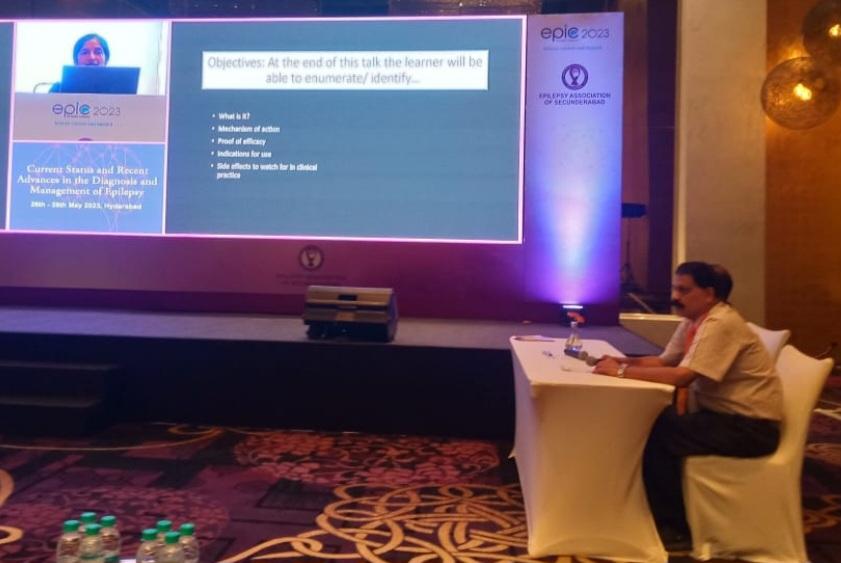 trichy_i's tweet image. Attended the #epic2023 The #Epilepsy Colloquium and Chaired with Dr Devasi Ruikar for Management of Epilepsy session talks by Dr Charuta Joshi , Dr.Elaine Wirrell 
Dr.Carmen Barba,
 on May 28,2023 #Hydrabad #India  organised by Dr K.P.Vinayan,Dr.Sita Jayalakshmi&amp;amp;icon - M.A.Aleem