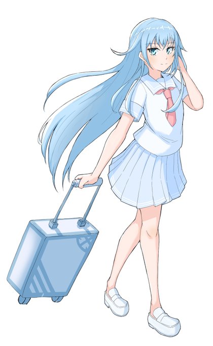 「rolling suitcase」 illustration images(Latest｜RT&Fav:50)