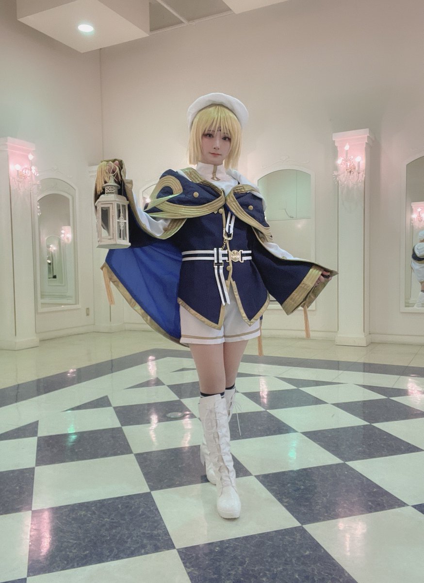 リケの白まほの衣装本当に可愛い 今日のは既製品です！ まほやくくん