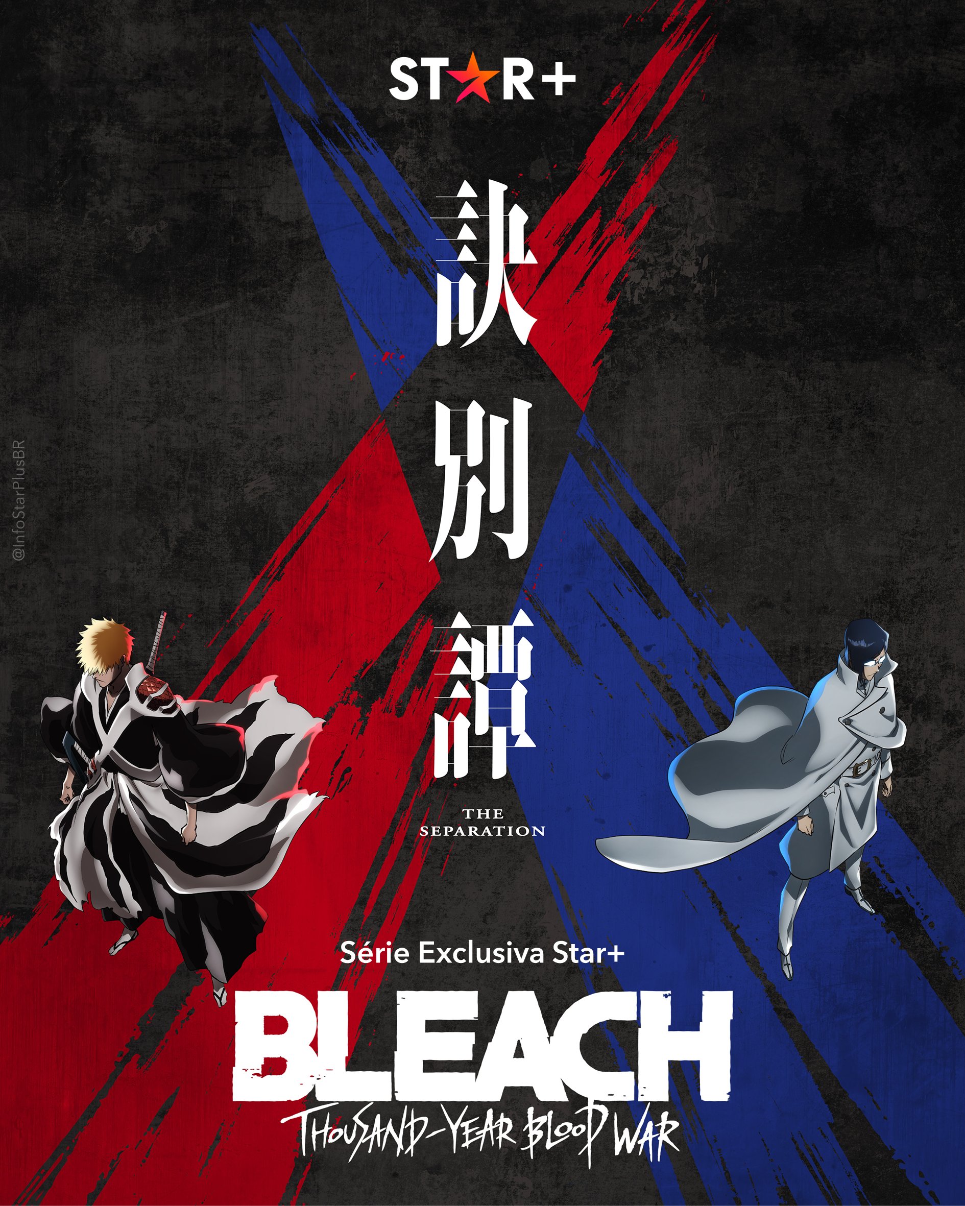 Info Star+ Brasil on X: Poster oficial de BLEACH: Thousand-Year