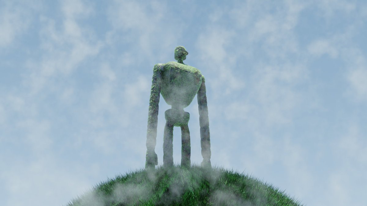 Watanabekdesign's tweet photo. Robot from Ghibili. Made in blender. 

#CGI #3Dartist #blenderartist https://t.co/OXiLjOnq3J