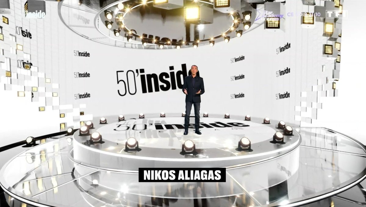 Hier, le magazine #50mnInside a rassemblé 1,7M de téléspectateurs soit 15,6% du public sur @TF1 ! @nikosaliagas @50inside

⏪ Semaine dernière : 1,9M - 13,3%Pda