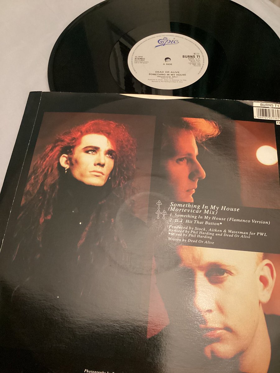 dearianfawn's tweet photo. Starting today with #DeadOrAlive on 12 inch #vinyl and #SomethingInMyHouse (Mortevicar Mix) as I have been hammering the #MattPop mix of #SpecialStar by #CandyAppleBlue - #MadBadAndDangerous to know was a #StockAitkenWaterman gem #PeteBurns https://t.co/39bun7s7Mw