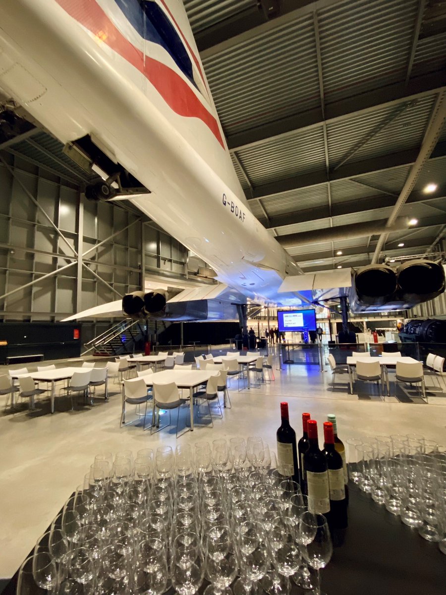 We can host drink receptions and networking events under the wings of Concorde! Add that wow factor to your events!  ✈️🥂

#aerospacebristol #aerospace #bristol #events #bristolevents #catering #food #bristolfood #meeting #dinner #bristollife #eventvenue #concorde