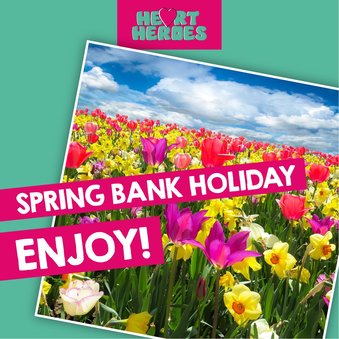 What are you doing this bank holiday? Whatever you get up to, we hope you have a great day! #springbankholiday #enjoyyourday