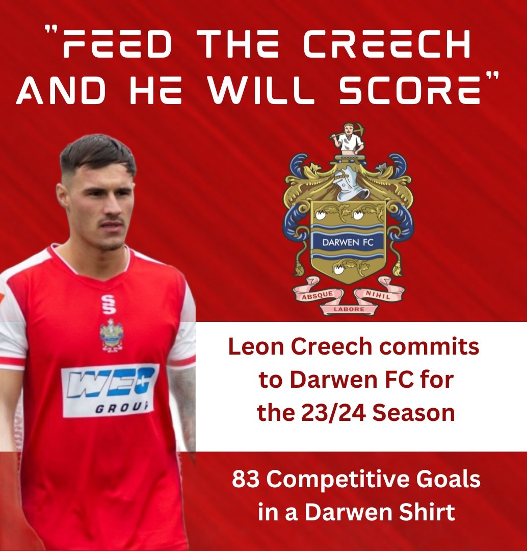 📜 Leon Creech Commits

We are extremely delighted to announce that Leon Creech has signed a deal to stay with the Salmoners for the 23/24 Season.

After re-joining the club in January, Leon scored 19 goals in the final three months of last season.

#OneClub #ANewDawn 🇦🇹