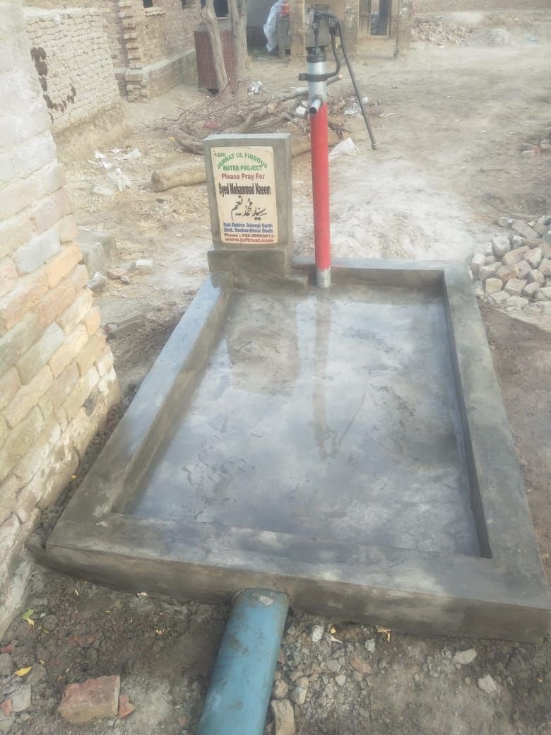 juftrustreg's tweet photo. Alhumdulilah 2 new handpumps have been installed in two small humble villages in Nosheroferoz, interior Sindh. The handpumps have this time around been dedicated to the memory of Syed Muhammad Naeem &amp; Dr. Abdul Majid Amjad. Each handpumps services 6 &amp; 8 members, respectively. https://t.co/z9xkdr2ThO