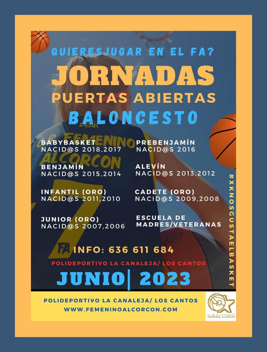 Quieres jugar en el FA? Quieres pertenecer a un club q tiene equipo en LF2? Quieres formar parte de nuestros equipos ORO en Infantil, Cadete Junior? No te lo pienses! Ven a conocernos!! Entrenamientos abiertos xa vivir el FA desde dentro! Te esperamos! #yosoydelFA #FAmilia
