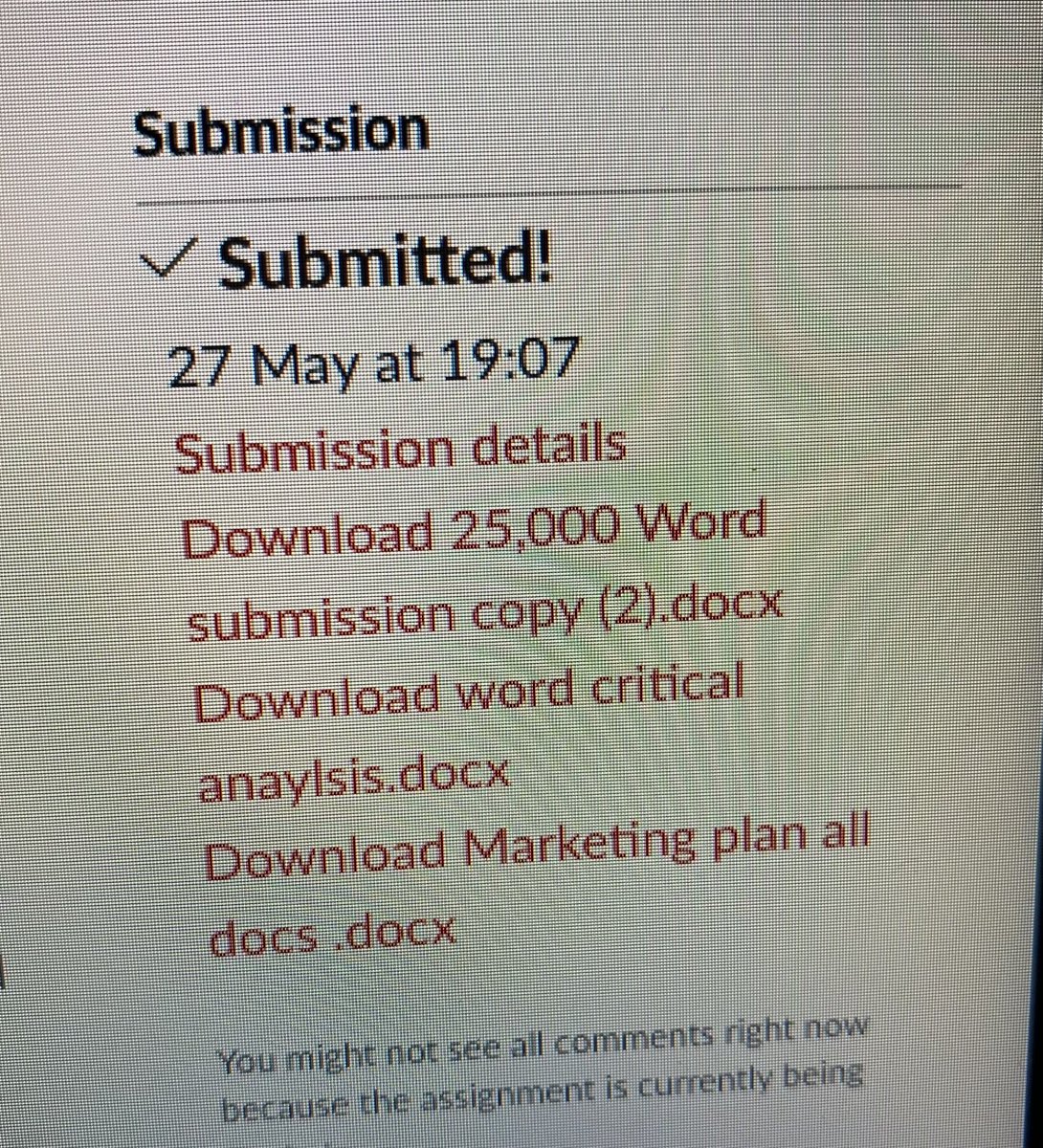 So yesterday this happened. Two years, one knee replacement, eight brilliant new friends and new callouses on my fingertips later, I finally submitted my portfolio for my MA. Phew. #WritingCommunity #lifegoals #amwriting #howdidthathappen