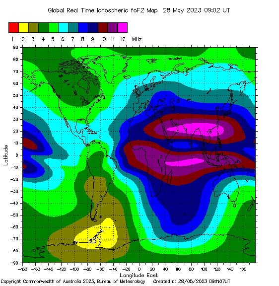 Global Optimum NVIS Frequency Map Based Upon Hourly Ionosphere Soundings via https://t.co/6WcAAthKdo #hamradio https://t.co/qfH8FiBMpg