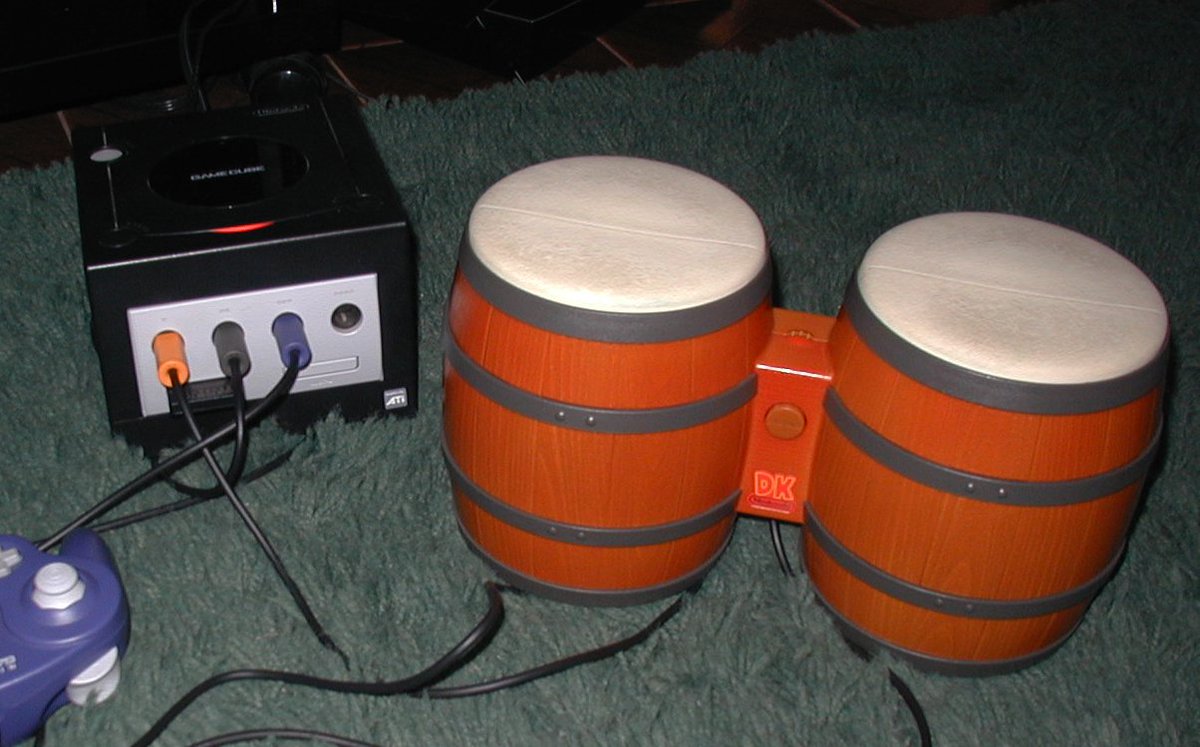 @CharlotteEmmaUK She'd be great with the Donkey Konga controller bongoa