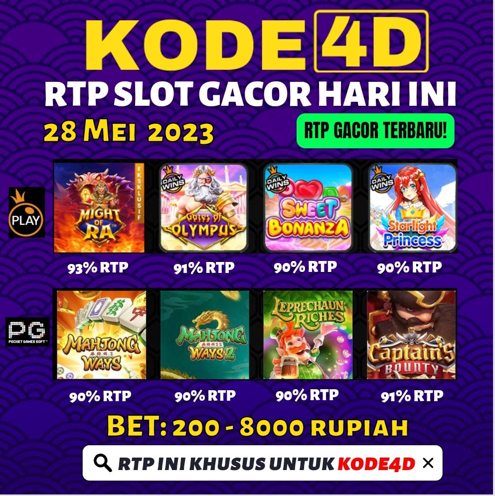 RTP SLOT GACOR 28 MEI 2023 UNTUK SITUS TOP KODE4D 😍

Tag:
Slot gacor hari ini, info slot gacor, rtp slot, rtp gacor, info rtp, info gacor, info gacor, slot game, slot online, slot Indonesia, pragmatic play Indonesia, rtp pg soft, rtp pragmatic, link gacor, link slot, situs…