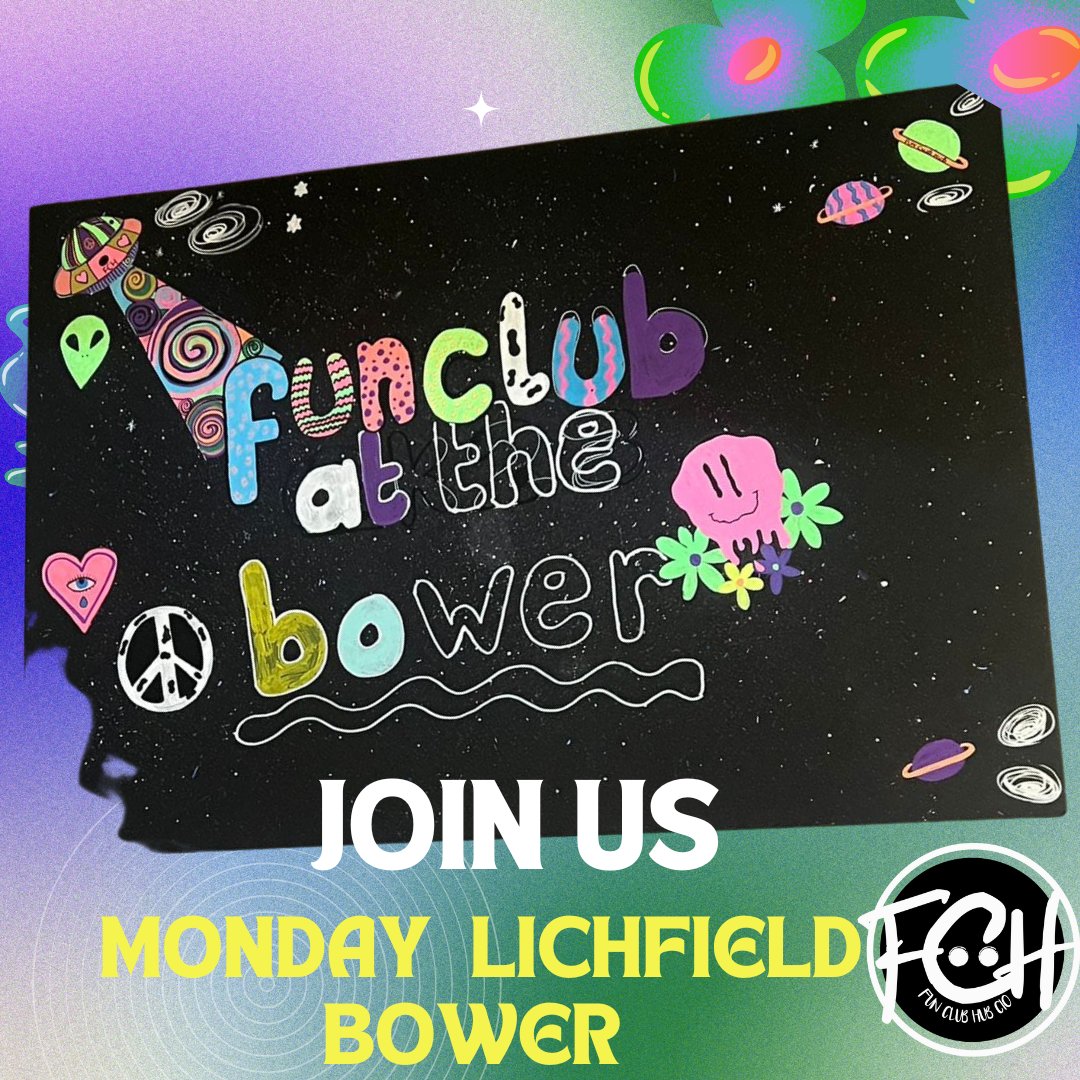 FunClubHub1's tweet photo. We can't wait
.. this Monday for #lichfieldbower our 1st ever Float please come and support us plus many more charities #lichfield @JaneBewickGreen @ChasetownFC1954 @BurntwoodTC @TamworthCouncil https://t.co/mfFbQI1Q1H