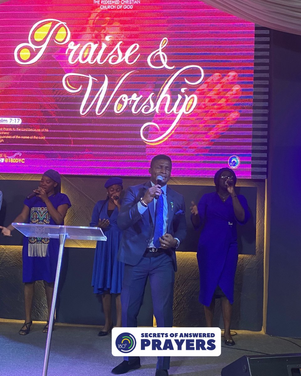 We give all the glory, honor and praise to our God and King. 

Welcome to second service. 

#worshipsession 
#faithandworks 
#RCCG180DYC