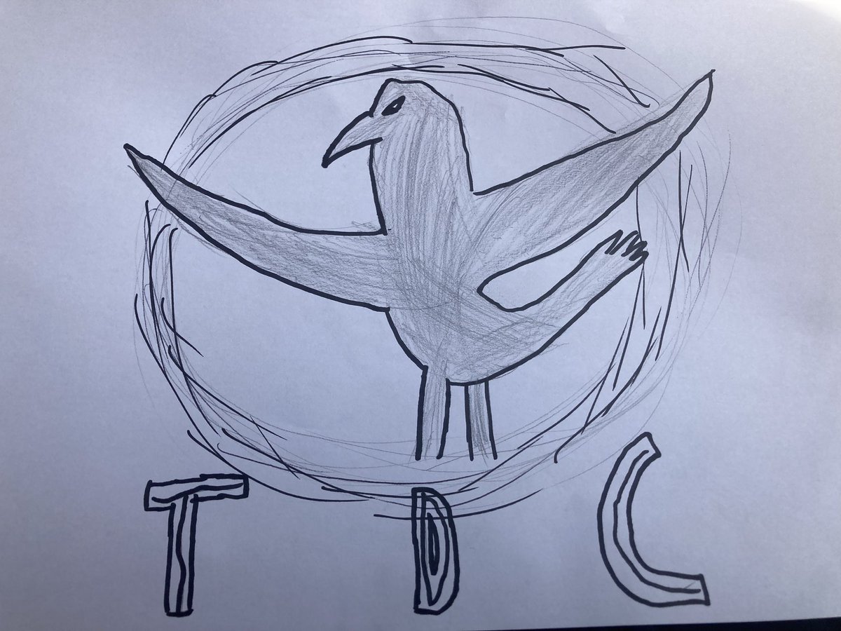 JCB30's tweet photo. My son drew this and said to me ‘tweet’ so here it is @ThoseDamnCrows @wafrdu @tempestforge https://t.co/vc6vVWpvqF