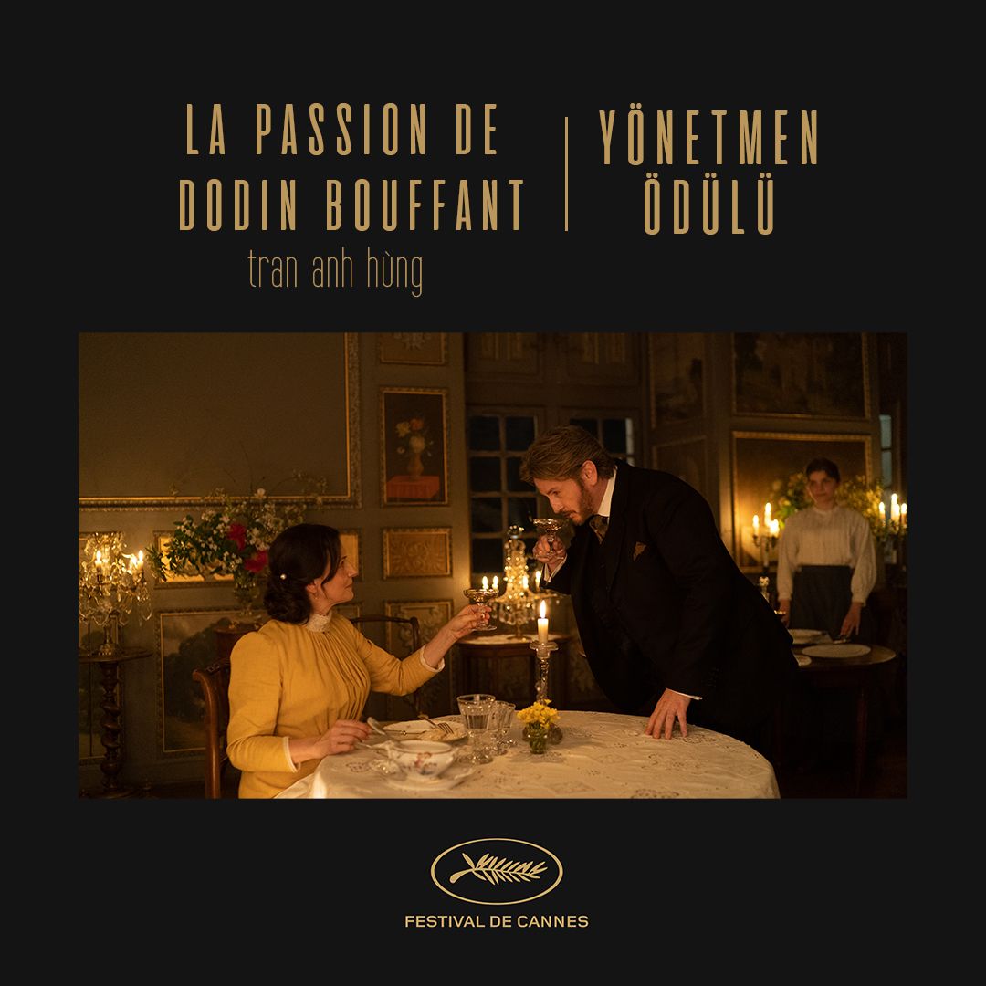 76. Cannes Film Festivalinde, 'La Passion De Dodin Bouffant' filmi ile Tran Anh Hùng Yönetmen Ödülünü kazandı.

#CannesFilmFestival2023 #Cannes2023 #trananhhung #lapassiondedodinbouffant #CannesFilmFestival