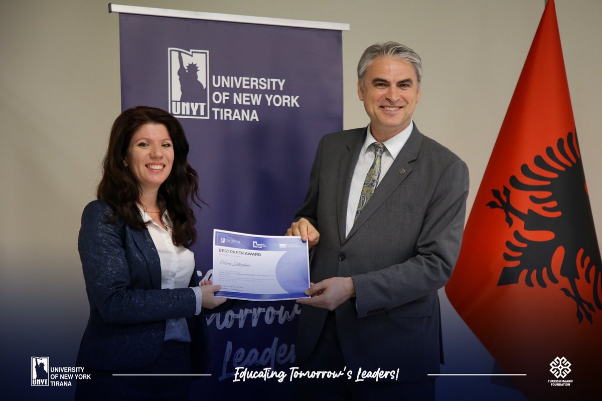UNYT_Official's tweet photo. Participants were honored with esteemed award certificates to recognize their active contribution.
Many thanks to all the speakers, presenters, and participants who made this conference a success! 🗽 #joinunyt #unytisgrowing #unytisready4you #unytec https://t.co/9TQQMLsTMH