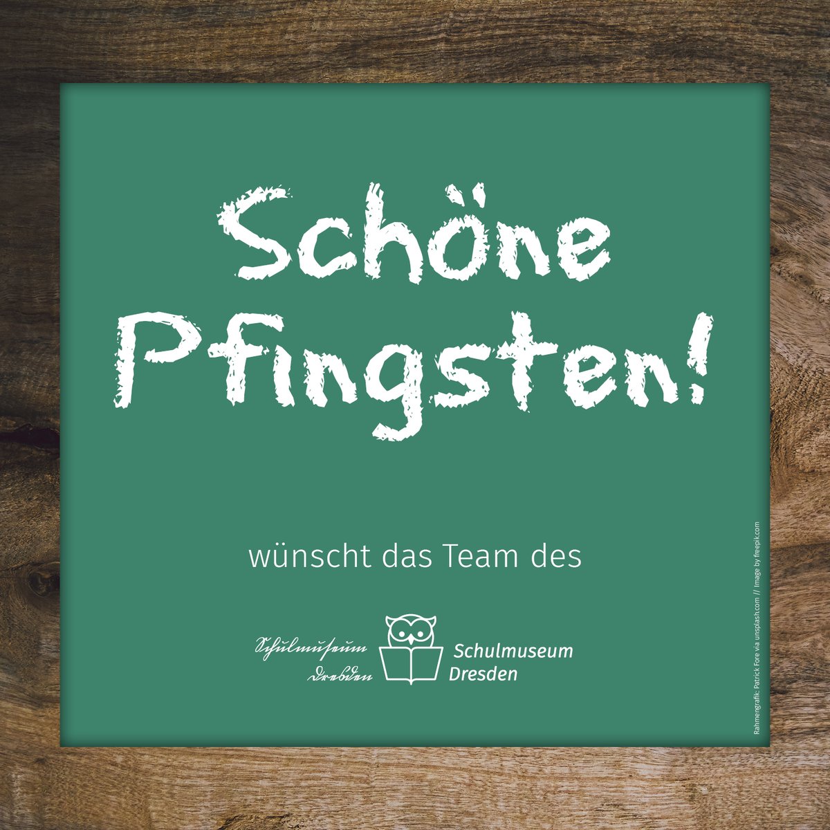 Das #SchulmuseumDresden wünscht ein sonniges langes #Pfingstwochenende! ☀️