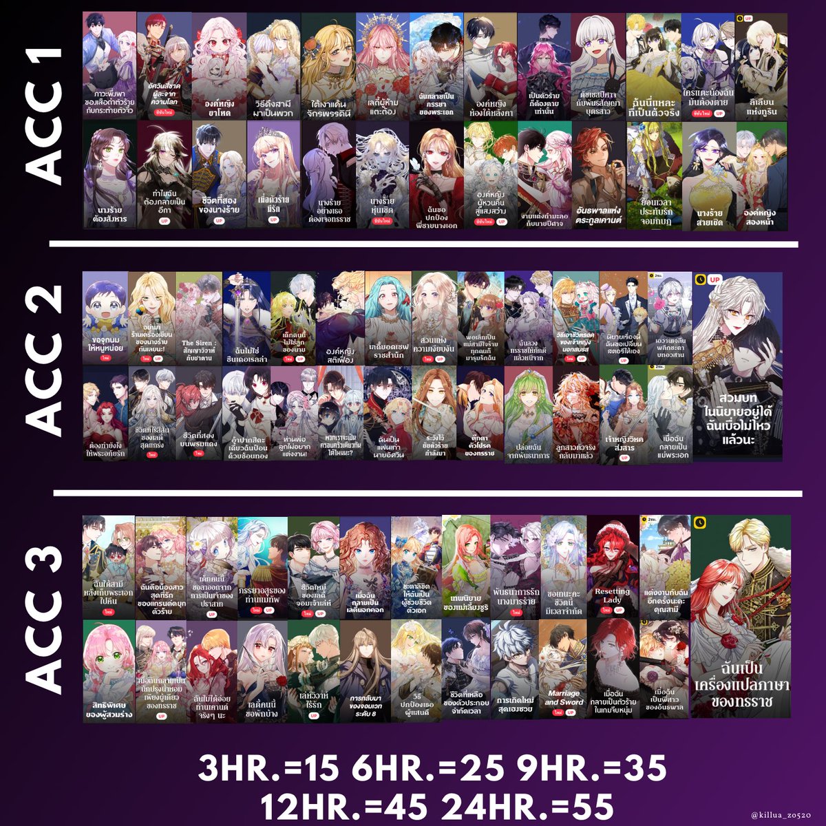 Acc1
✅App ว่าง
✅Web ว่าง

Acc2
✅App ว่าง
✅Web ว่าง

Acc3
✅App ว่าง
✅Web ว่าง

⭐️สนใจ DM สอบถามได้ค่ะ
⭐️จองล่วงหน้าได้ค่ะ
❕กดฟอลเพื่อเปิดแจ้งเตือนน้า
#เช่าkakao #เช่าKakaowebtoon #เช่ากาเกา