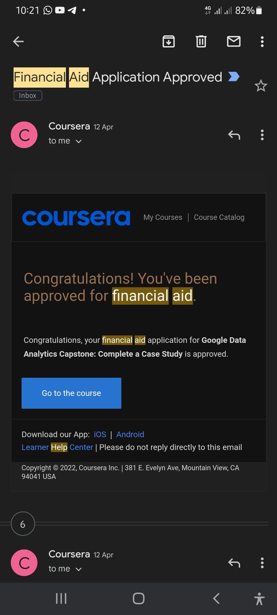 📢 Exciting news for aspiring Data Analysts! 💼💻📊

Did you know that @coursera offers financial aid for their Data Analytics courses? 🎓✨ Whether you're a student or professional, here's how you can access this amazing opportunity:

Open this thread now to learn how 👇