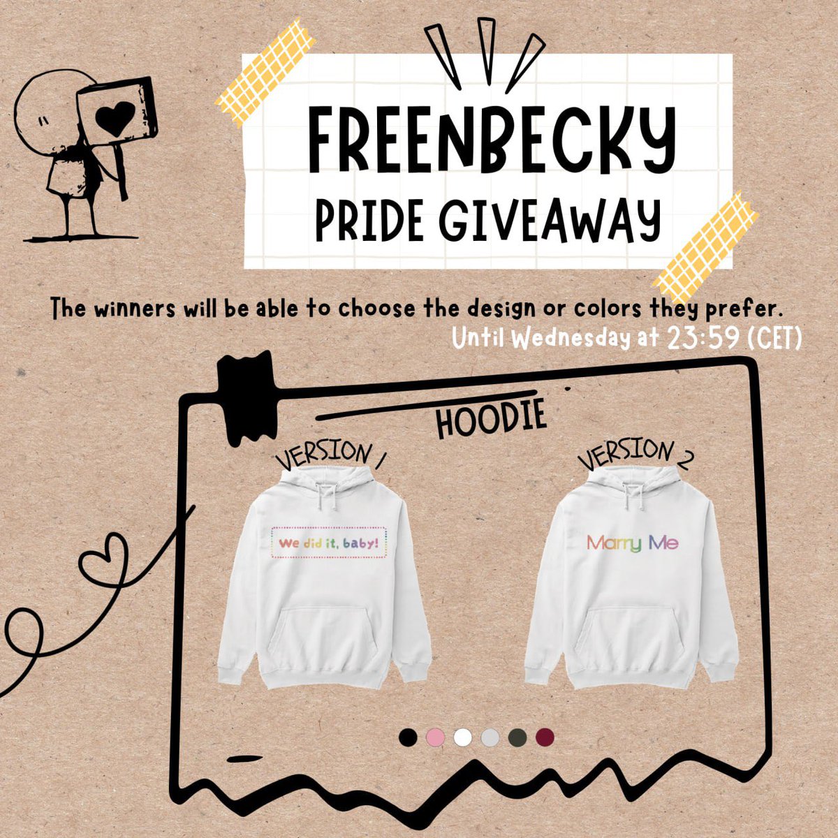 We're doing a FB Pride merch giveaway for the screens project!! 
There'll be 2 winners.

- Follow us
- RT this tweet
-Reply to the question "What makes you proud of FB?" using the hashtag #FreenbeckysPride to participate! Spread the love 🌈

#srchafreen #beckysangels #FreenBecky