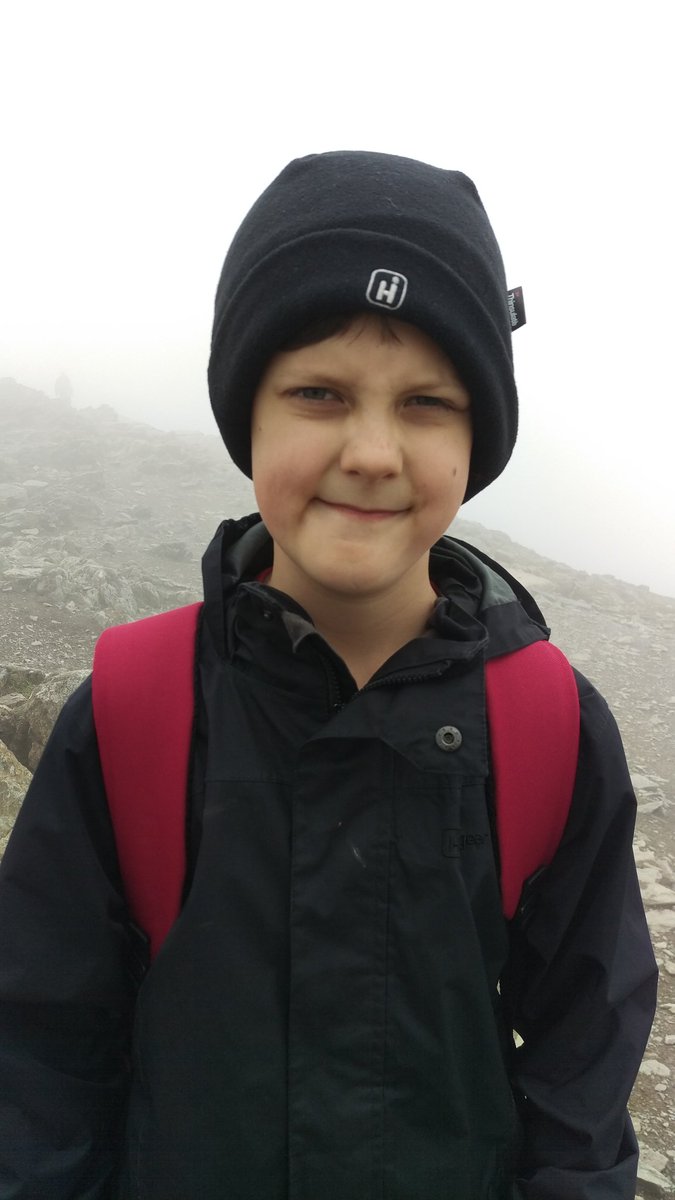 Leo on his 12th birthday  - we climbed #Snowdon #YrWyddfa

Today we'll visit his bench and grave, still climbing the mountain of missing him